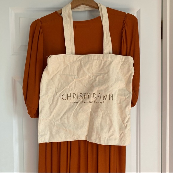 NWT Christy Dawn Dahlia Dress in Rust Size Large - Picture 12 of 16